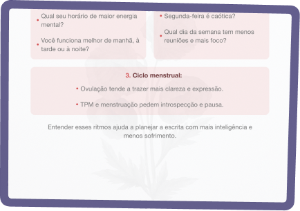 Planner impresso Método AFLORA